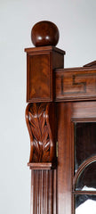 Mahogany Two Part Bookcase