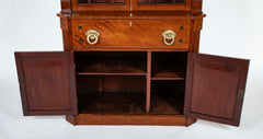 Mahogany Two Part Bookcase