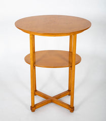 Thonet Oval Birch Table Designed by Josef Hoffman