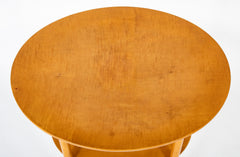 Thonet Oval Birch Table Designed by Josef Hoffman