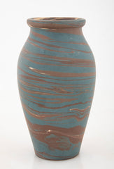 Niloak Pottery Baluster Form Swirl Vase