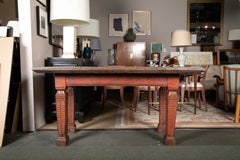 Danish Renaissanance Style Granite Top Table