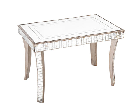 Mid-Century Italian Mirrored Side Table by Fontana Arte