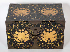 Meiji Japanese Lacquered Trunk