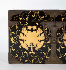 Meiji Japanese Lacquered Trunk