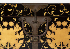 Meiji Japanese Lacquered Trunk