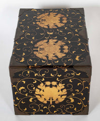 Meiji Japanese Lacquered Trunk