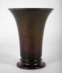 Early 20th Century Bronze Vase by Just Andersen