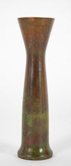 Hasegawa Yoshihisa Patinated Bronze with Green Vase