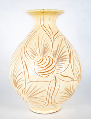 Danish Incised Vase Made by Kahler