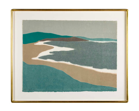 "Quiet Cove"  Serigraph in Color by Richard Kemble