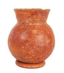 Flared Neck Red Clay Vessel