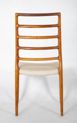 Niels Moller Rosewood Ladder Back Side Chair