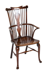 An English Late 18th Century Comb Back Windsor Armchair