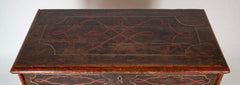 Swedish Four Drawer Painted Pine Wood Chest