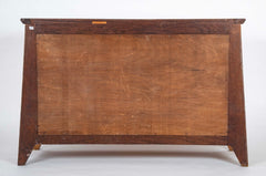 A French Mahogany & Speckled Mahogany Veneered  Sideboard by Maurice Rinck