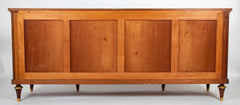 A French Mahogany & Speckled Mahogany Veneered  Sideboard by Maurice Rinck