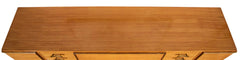 French School of Dominique Large Tiger Maple Sideboard