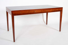 Severin Hansen Jr. Brazilian Rosewood Four Drawer Desk