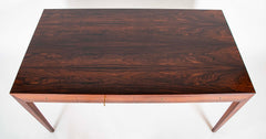 Severin Hansen Jr. Brazilian Rosewood Four Drawer Desk