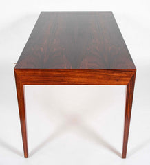 Severin Hansen Jr. Brazilian Rosewood Four Drawer Desk