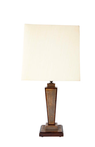 Shagreen Column Table Lamp