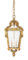 French Louis XVI Style Solid Bronze Lantern