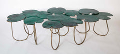 Bronze Lilypad Form Coffee Table By Paula Swinnen