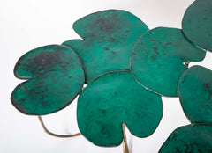 Bronze Lilypad Form Coffee Table By Paula Swinnen