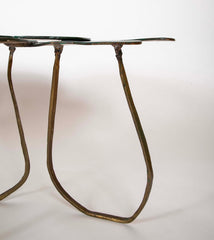 Bronze Lilypad Form Coffee Table By Paula Swinnen