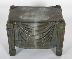 Greco - Roman Style Bronze Garden Stool