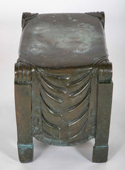 Greco - Roman Style Bronze Garden Stool