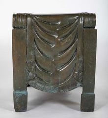 Greco - Roman Style Bronze Garden Stool