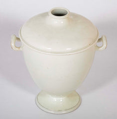 Pair  of Queen's Ware Dairy Pots