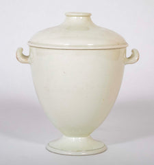 Pair  of Queen's Ware Dairy Pots