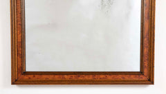 Late 19th Century Mirror with Burl Walnut Inset Panel Frame