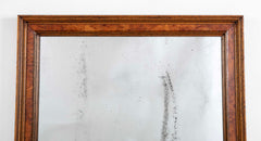 Late 19th Century Mirror with Burl Walnut Inset Panel Frame