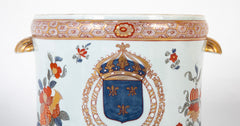 19th Century French Samson Armorial Wine Cooler or Cachepot