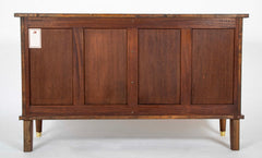 A Jules Leleu Blond Mahogany Veneered Sideboard