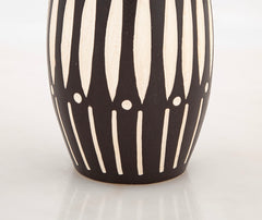 A Varied Collection of 14 Dutch Ceramic Vases with Geometric Designs