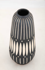 A Varied Collection of 14 Dutch Ceramic Vases with Geometric Designs