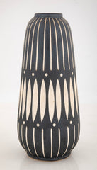 A Varied Collection of 14 Dutch Ceramic Vases with Geometric Designs