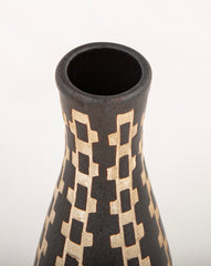 A Varied Collection of 14 Dutch Ceramic Vases with Geometric Designs