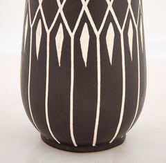 A Varied Collection of 14 Dutch Ceramic Vases with Geometric Designs