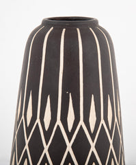 A Varied Collection of 14 Dutch Ceramic Vases with Geometric Designs