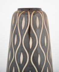 A Varied Collection of 14 Dutch Ceramic Vases with Geometric Designs