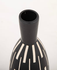 A Varied Collection of 14 Dutch Ceramic Vases with Geometric Designs