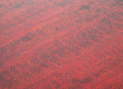 Karl Springer Red & Black Cobra Skin Table