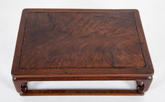 A 19th Century Chinese Burled Elm Altar Table Stand