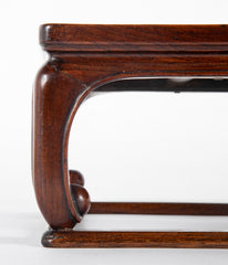 A 19th Century Chinese Burled Elm Altar Table Stand